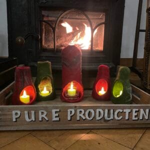 Lichtjeshouders voor Kerst